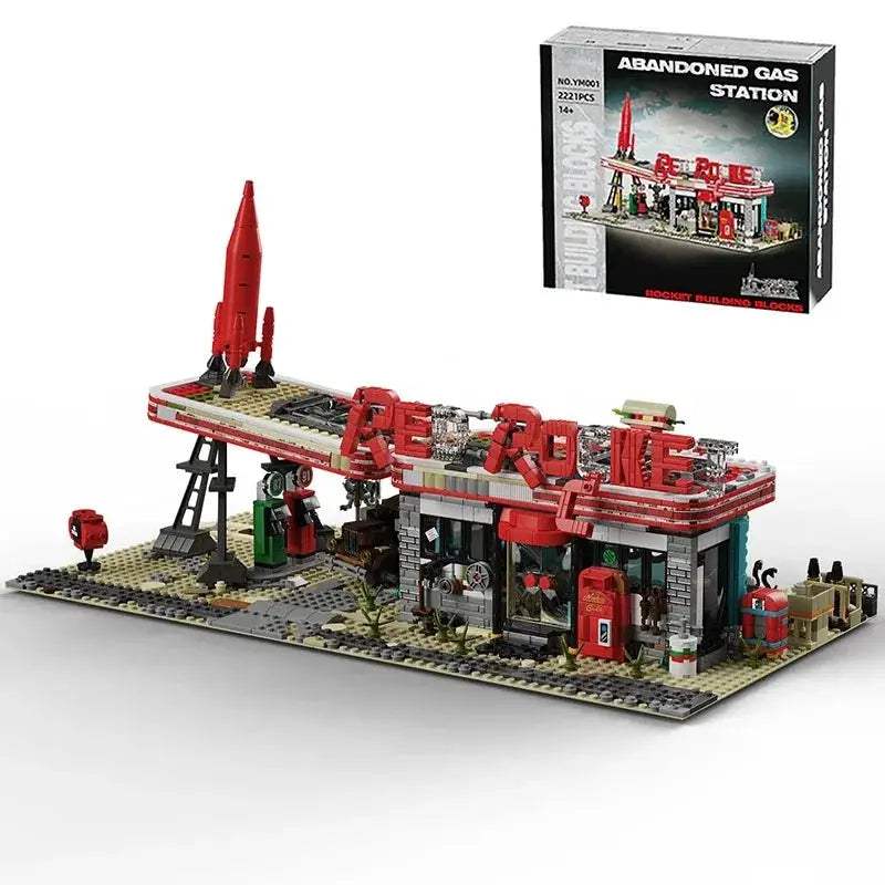  Petrol Station Modular Building Blocks Set Lego Adults -  ToylandEU™