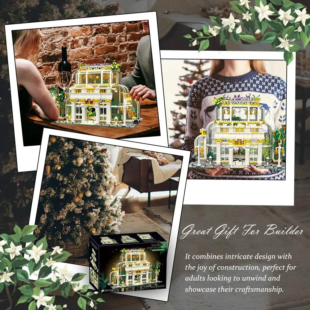 2231PCS Plant Garden Building Blocks City Street Model MOC Bricks Set With Light - ToylandEU