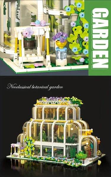 2231PCS Plant Garden Building Blocks City Street Model MOC Bricks Set With Light - ToylandEU