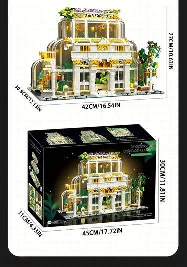 2231PCS Plant Garden Building Blocks City Street Model MOC Bricks Set With Light - ToylandEU