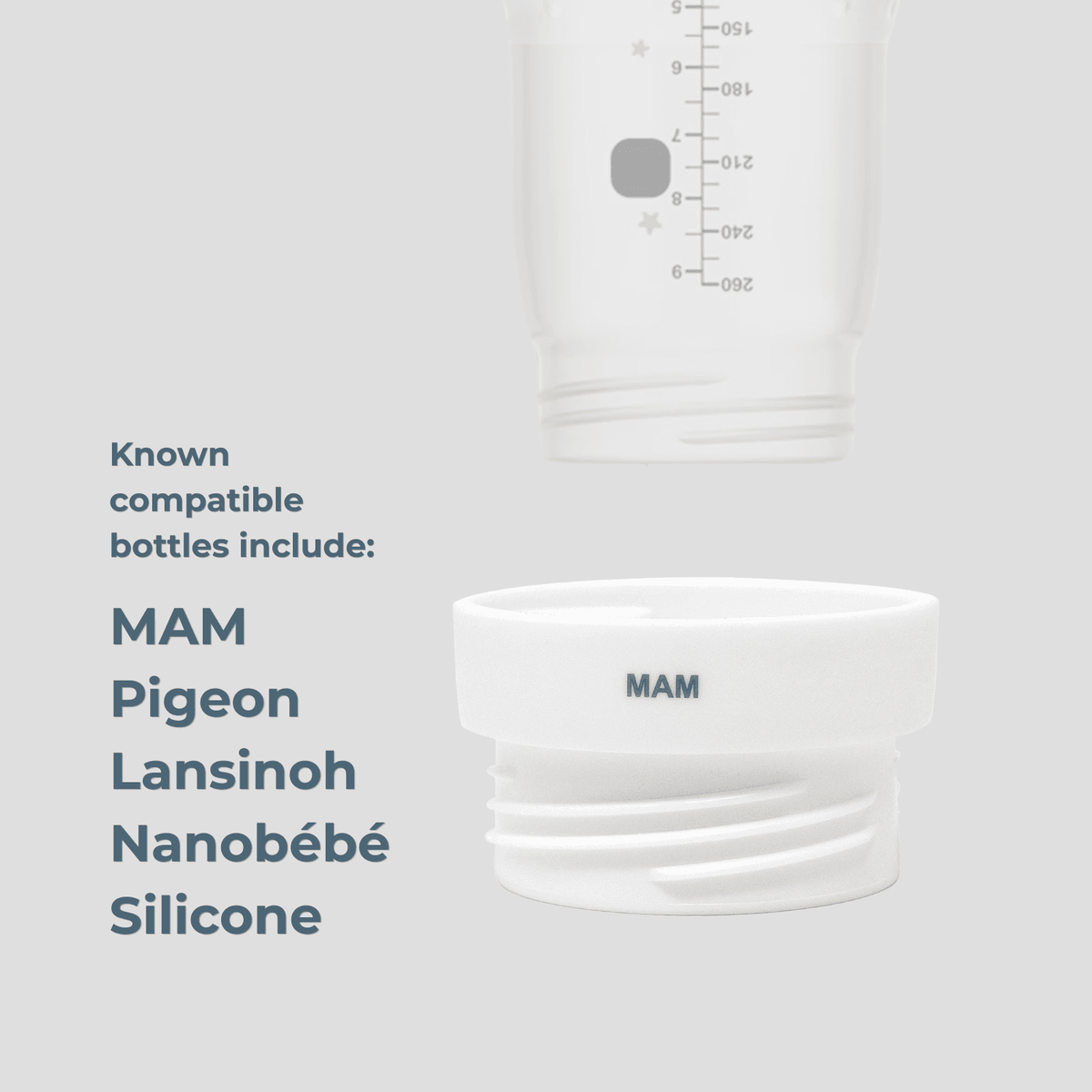 Bottle Adapter | Nanobébé Compatible | Fits Baby's Brew Warmer