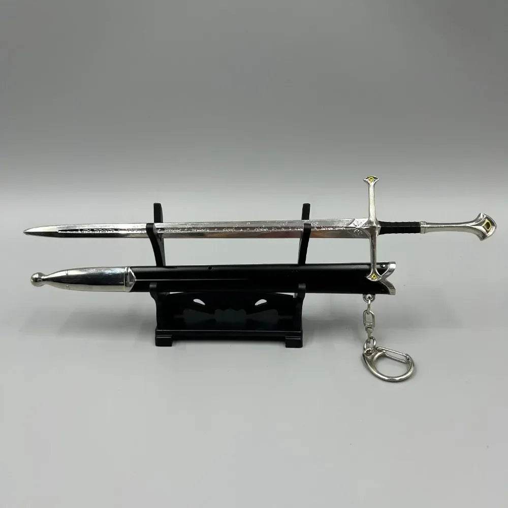 22cm Aragorn Narthil Sword Elves Anduril Keychain Toy Gift - ToylandEU