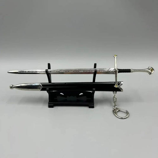 22cm Aragorn Narthil Sword Elves Anduril Keychain Toy Gift - ToylandEU