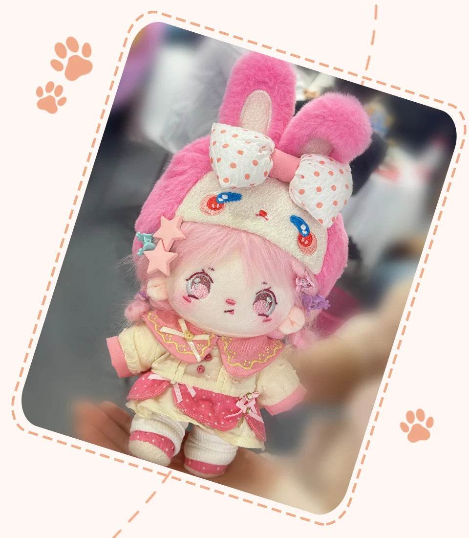 22cm Kawaii Plush Cotton Doll Pink Bunny Cute Girl Gift - ToylandEU