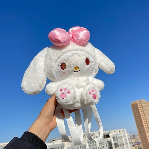 Kawaii Sanrio Melody Plush Backpack - 22cm Cute Stuffed Animals Dolls AliExpress Toyland EU