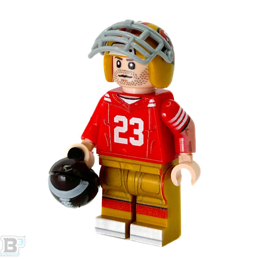 San Francisco Football Figure On Authentic LEGO Parts ABS Plastic Custom Printed - ToylandEU