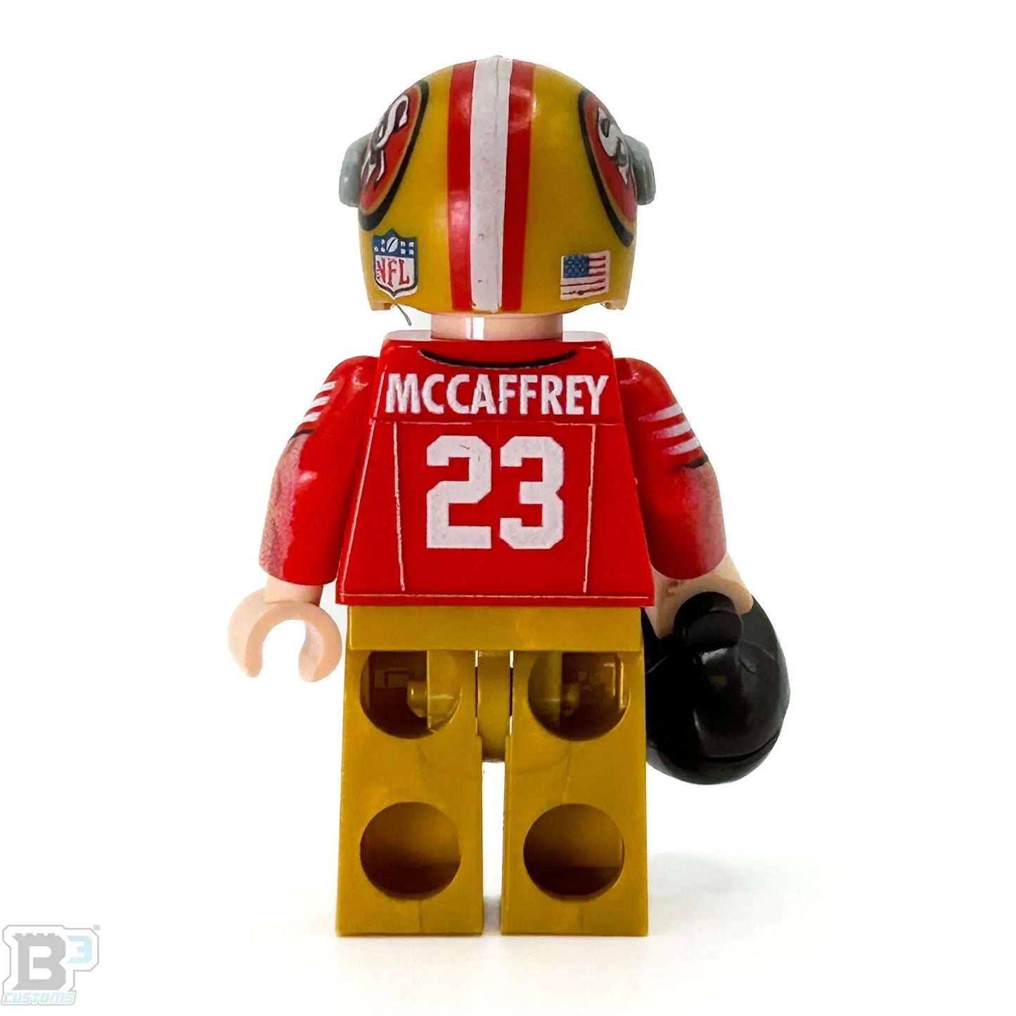 San Francisco Football Figure On Authentic LEGO Parts ABS Plastic Custom Printed - ToylandEU