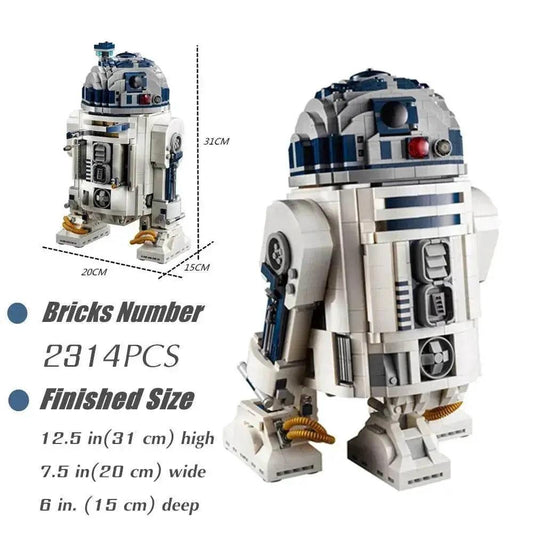  2314Pcs Space Robot 75308 Bricks R2 Robot D2 Figures Model Children's Bricks Toy Kid Boy Birthday Christmas -  ToylandEU™