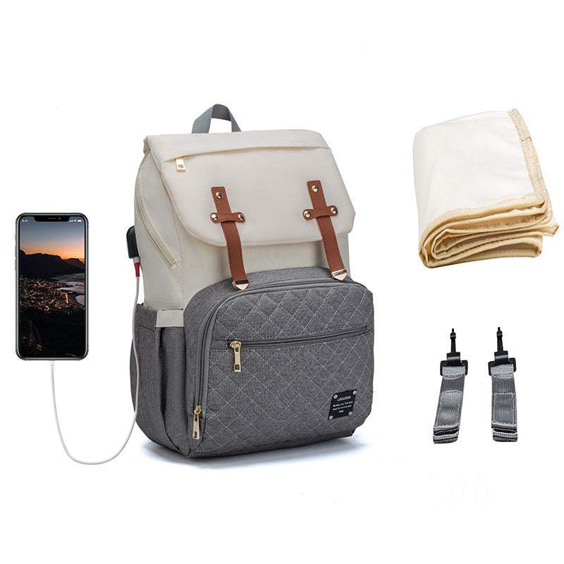 LEQUEEN Large Capacity Mummy Bag | Oxford Cloth