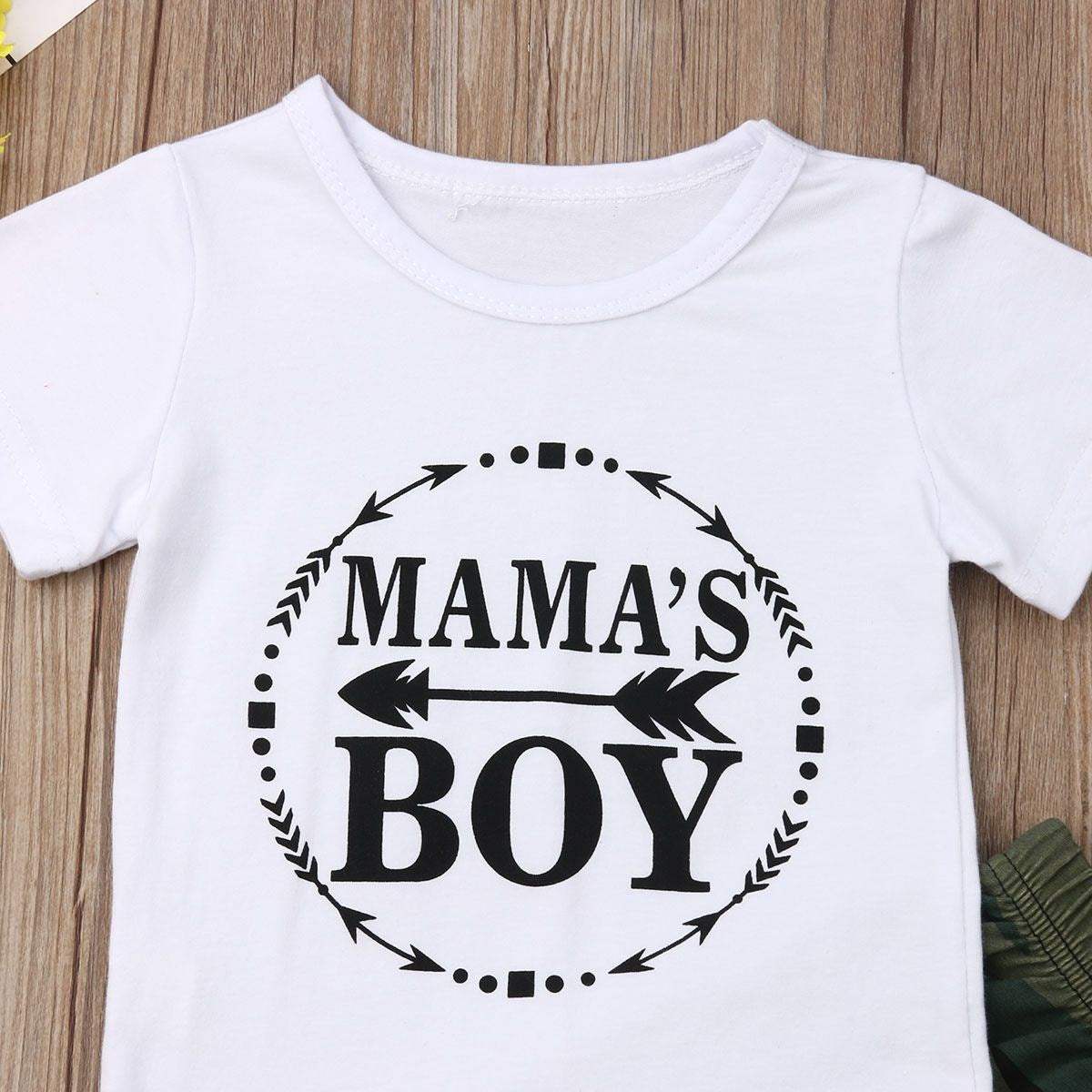 Boys' Summer Cotton T-Shirt And Pants Set | Ages 1-3