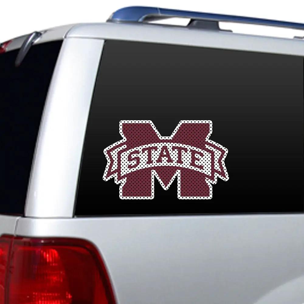 Mississippi State Bulldogs Window Film 12 Inch Die Cut