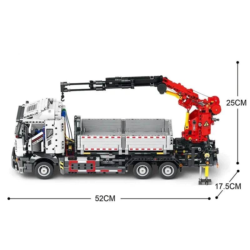 2328PCS Multifunctional Crane Truck Building Blocks RC Car - ToylandEU