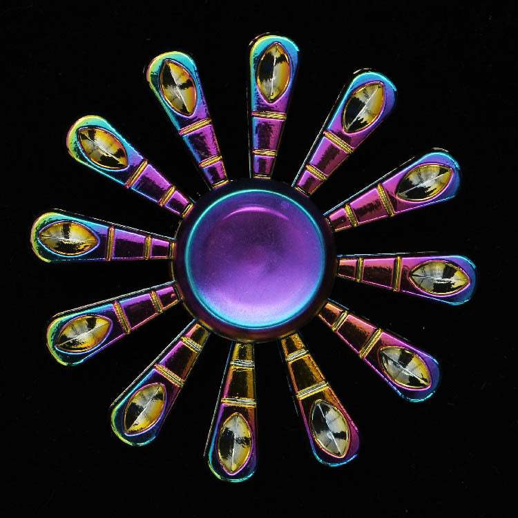 Zinc Alloy Electroplated Fingertip Spinning Top | Metal | Sensory Toys