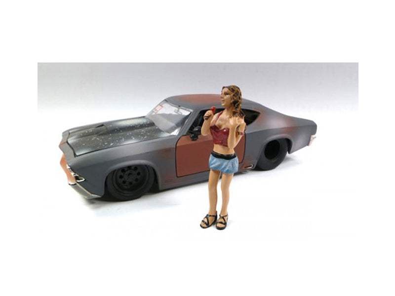 Look Out Girl Monica Figure For 1:24 Scale | Scale Figure | American Diorama | Collector Quality