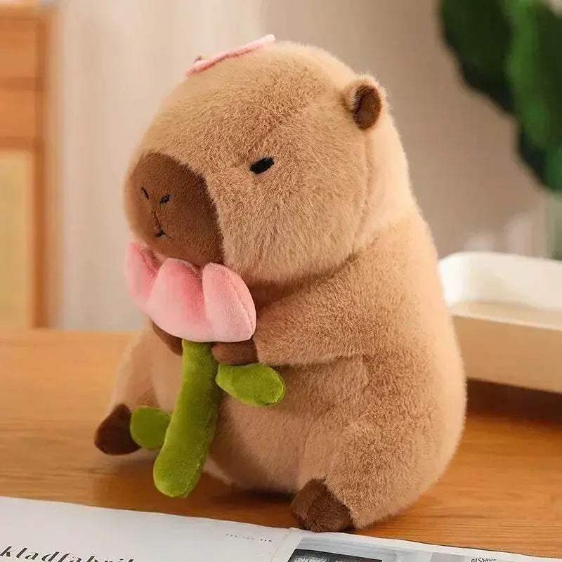 23CM Kawaii Anime Capybara Bread Plush Toy Creative Stuffed Animal Toast Doll Girl Birthday Gift - ToylandEU