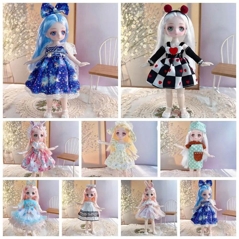 23cm BJD Doll and Clothing 3D Simulation Eyes DIY Toy Gift - ToylandEU