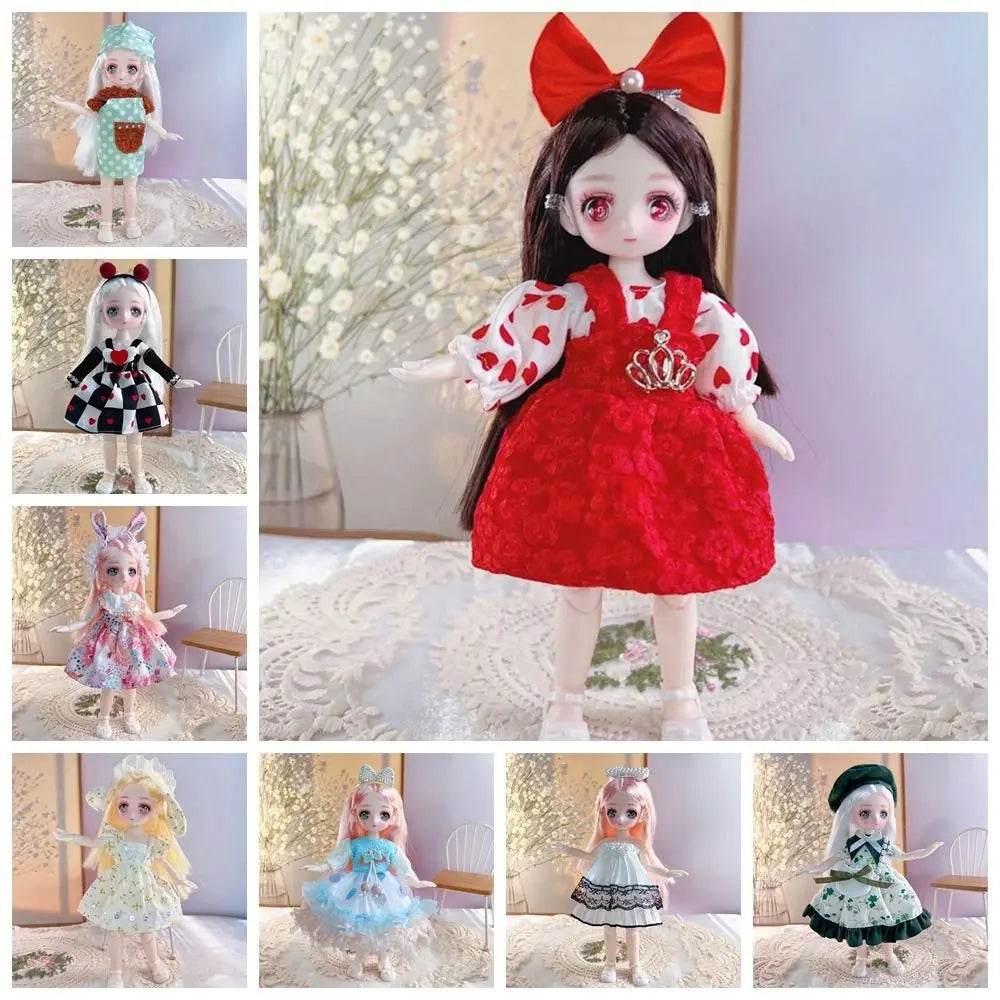 23cm BJD Doll and Clothing 3D Simulation Eyes DIY Toy Gift - ToylandEU