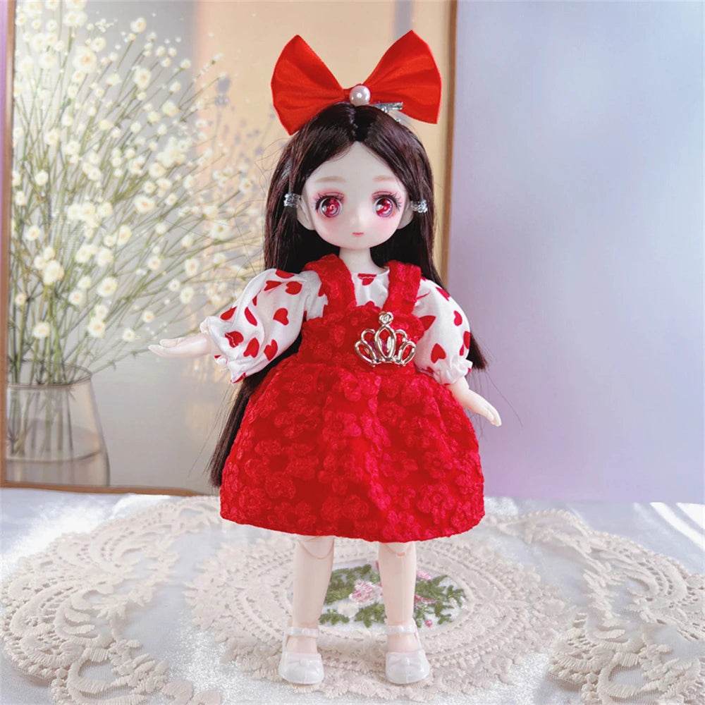 23cm BJD Doll and Clothing 3D Simulation Eyes DIY Toy Gift - ToylandEU