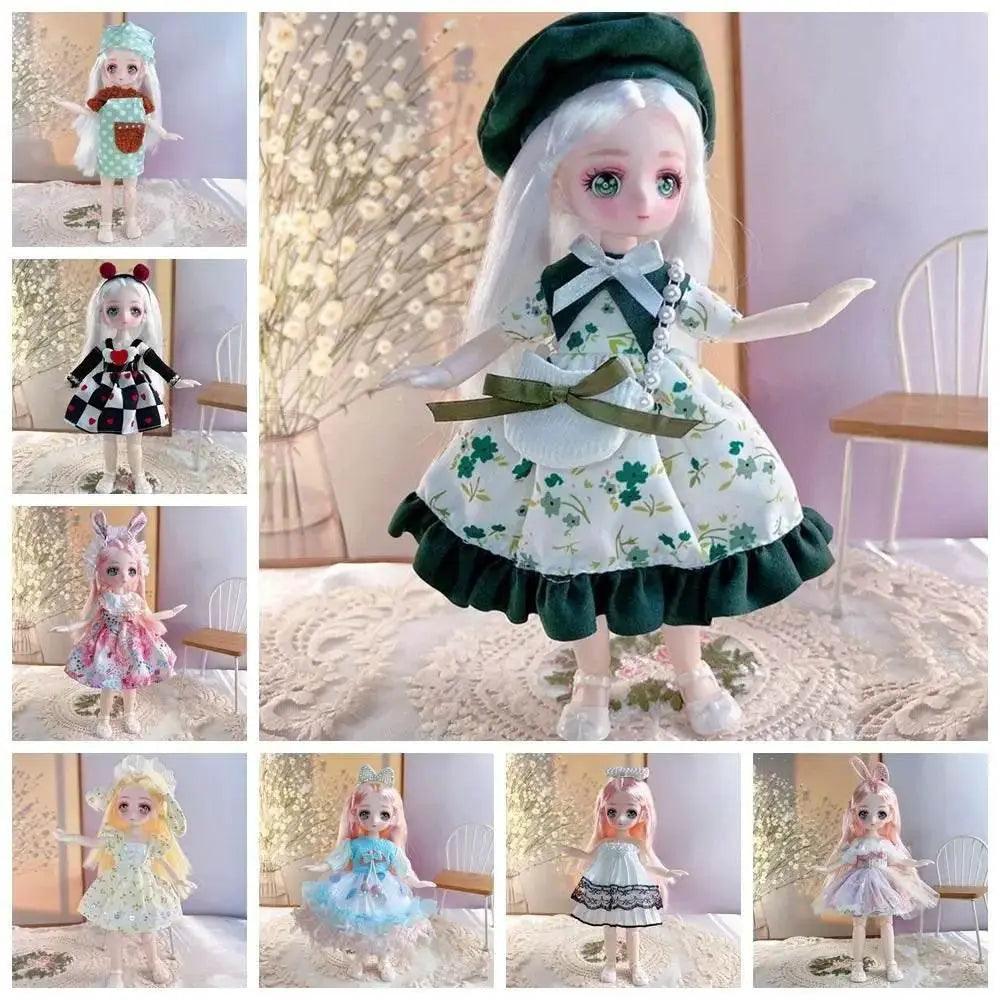  23cm BJD Doll with 3D Eyes and Clothing for Girls -  ToylandEU™