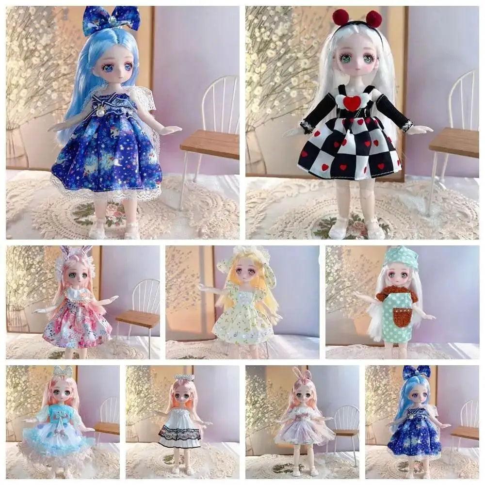  23cm BJD Doll with 3D Eyes and Clothing for Girls -  ToylandEU™