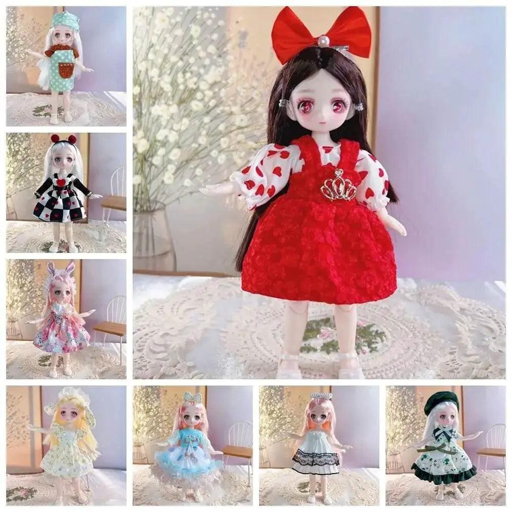  23cm BJD Doll with 3D Eyes and Clothing for Girls -  ToylandEU™