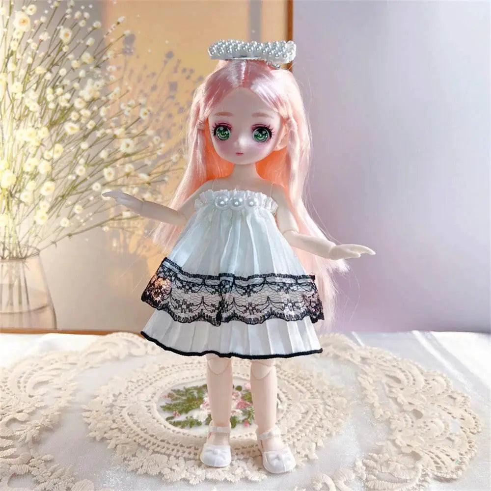  23cm BJD Doll with 3D Eyes and Clothing for Girls -  ToylandEU™