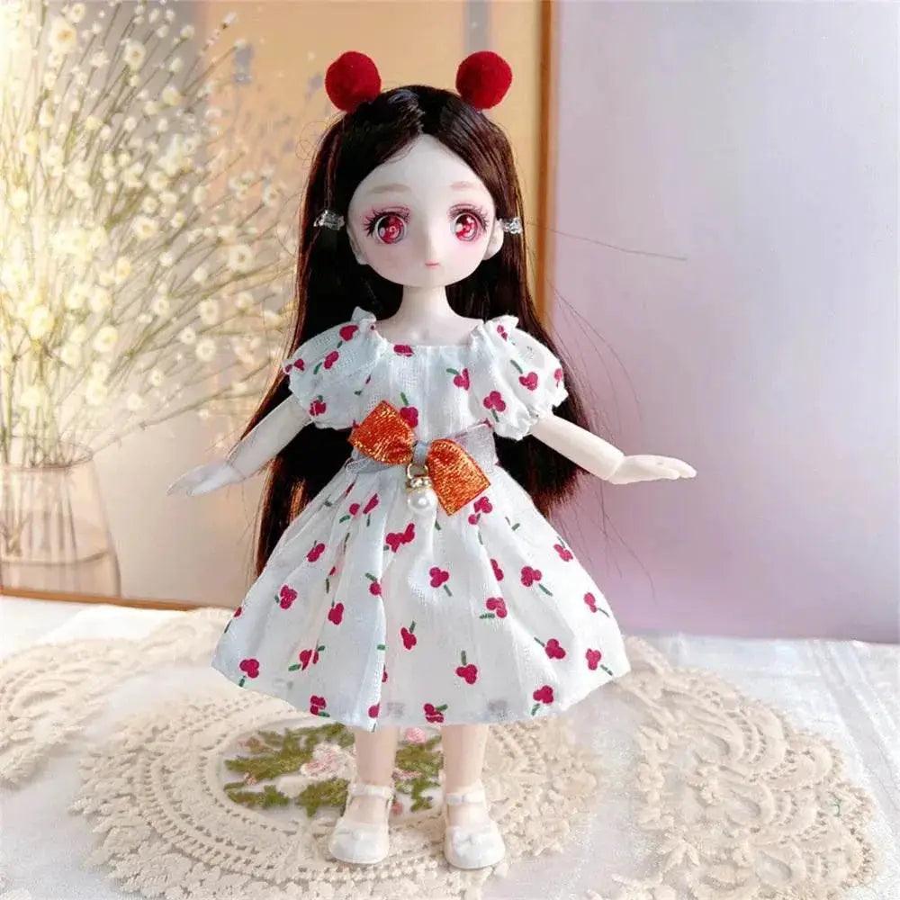  23cm BJD Doll with 3D Eyes and Clothing for Girls -  ToylandEU™