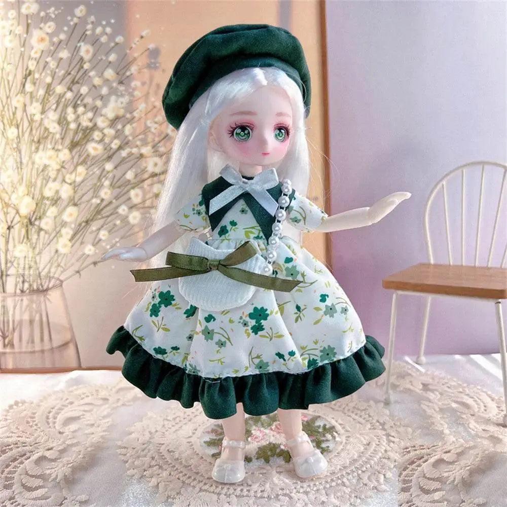  23cm BJD Doll with 3D Eyes and Clothing for Girls -  ToylandEU™