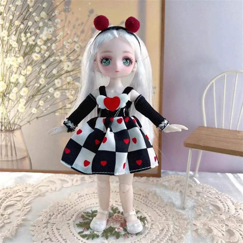  23cm BJD Doll with 3D Eyes and Clothing for Girls -  ToylandEU™
