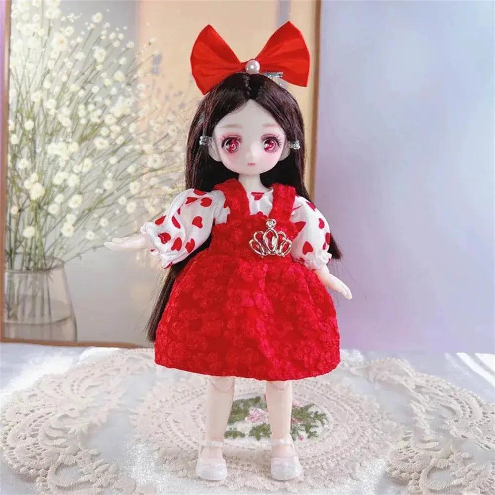  23cm BJD Doll with 3D Eyes and Clothing for Girls -  ToylandEU™