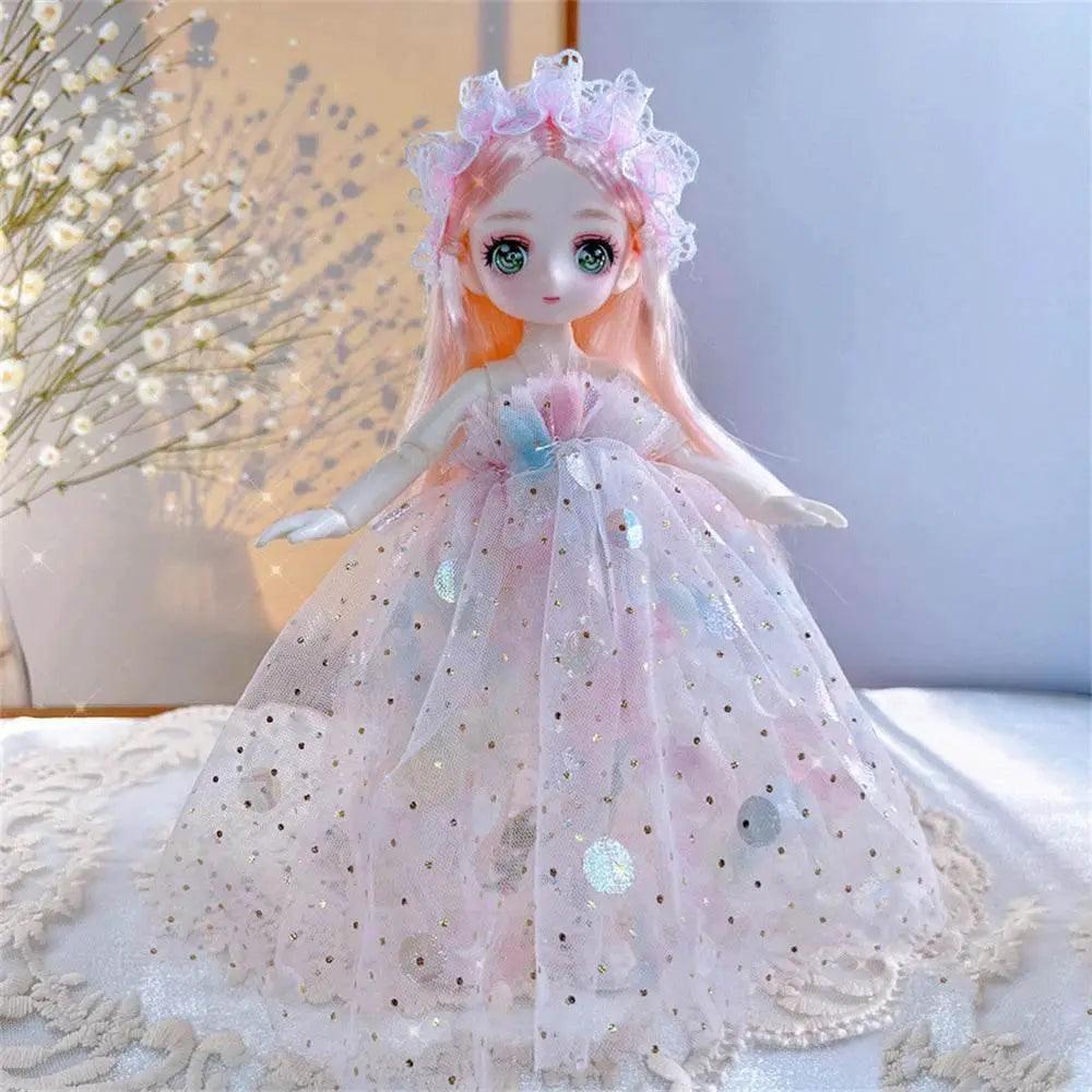  23cm BJD Doll with 3D Eyes and Clothing for Girls -  ToylandEU™