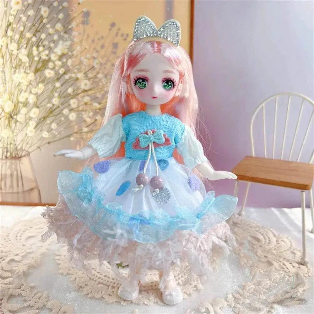  23cm BJD Doll with 3D Eyes and Clothing for Girls -  ToylandEU™