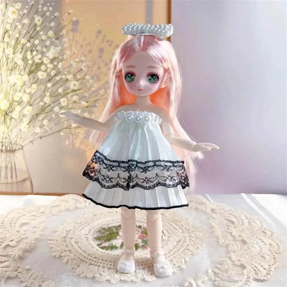  23cm BJD Doll with 3D Eyes and Clothing for Girls -  ToylandEU™
