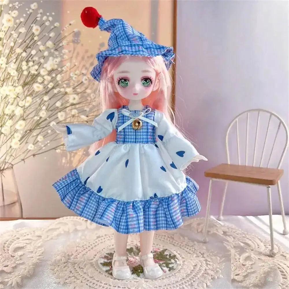  23cm BJD Doll with 3D Eyes and Clothing for Girls -  ToylandEU™