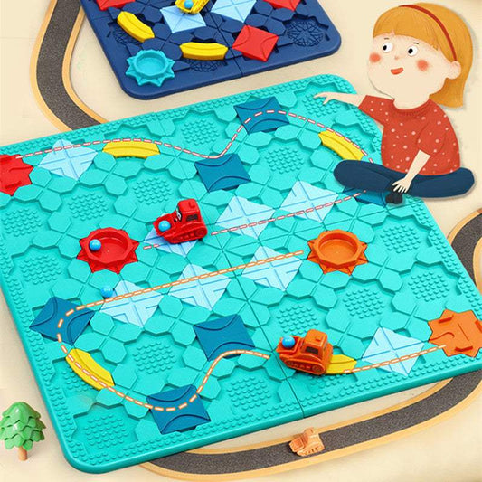 Road Building Maze Logic Table Game | Ages 4-6 | Games