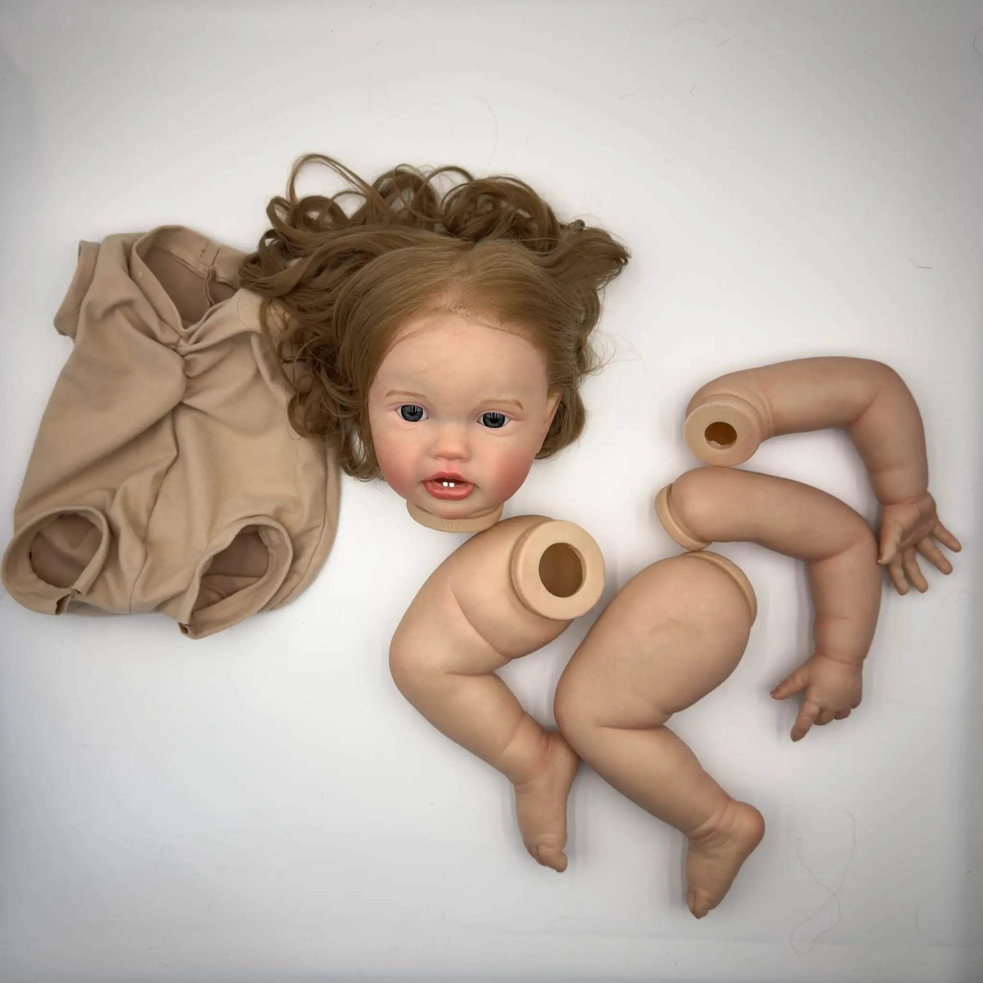  24 Inch Reborn Doll Kit Hand Root Hair Lifelike Toy -  ToylandEU™