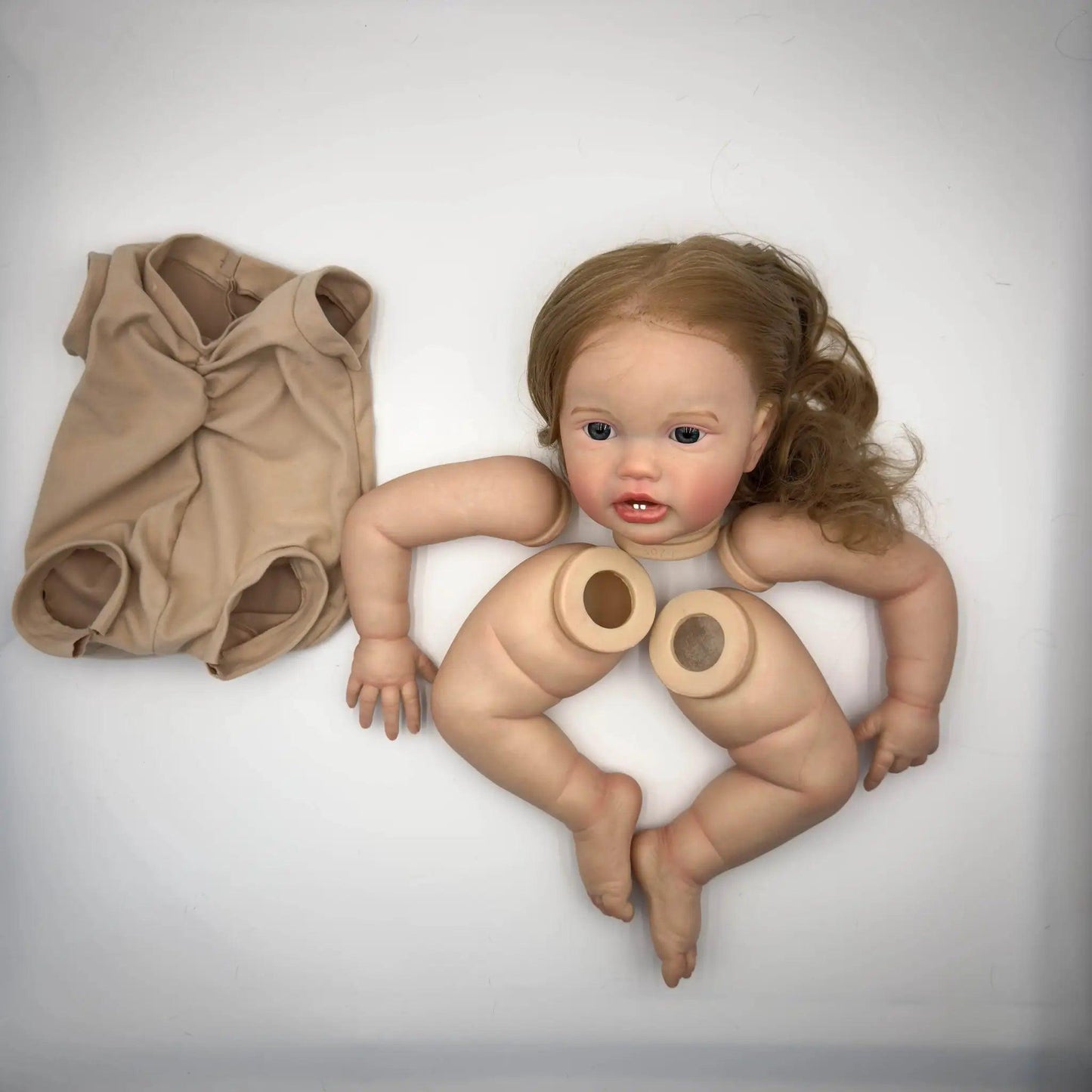  24 Inch Reborn Doll Kit Hand Root Hair Lifelike Toy -  ToylandEU™