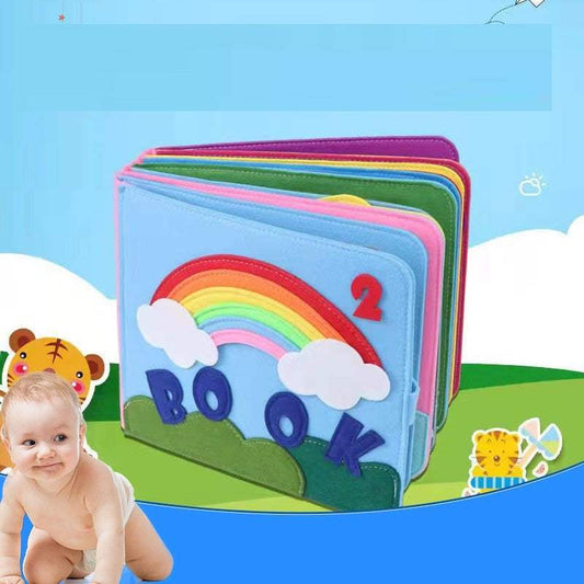 3D Felt Busy Book | Rainbow, Non-Woven