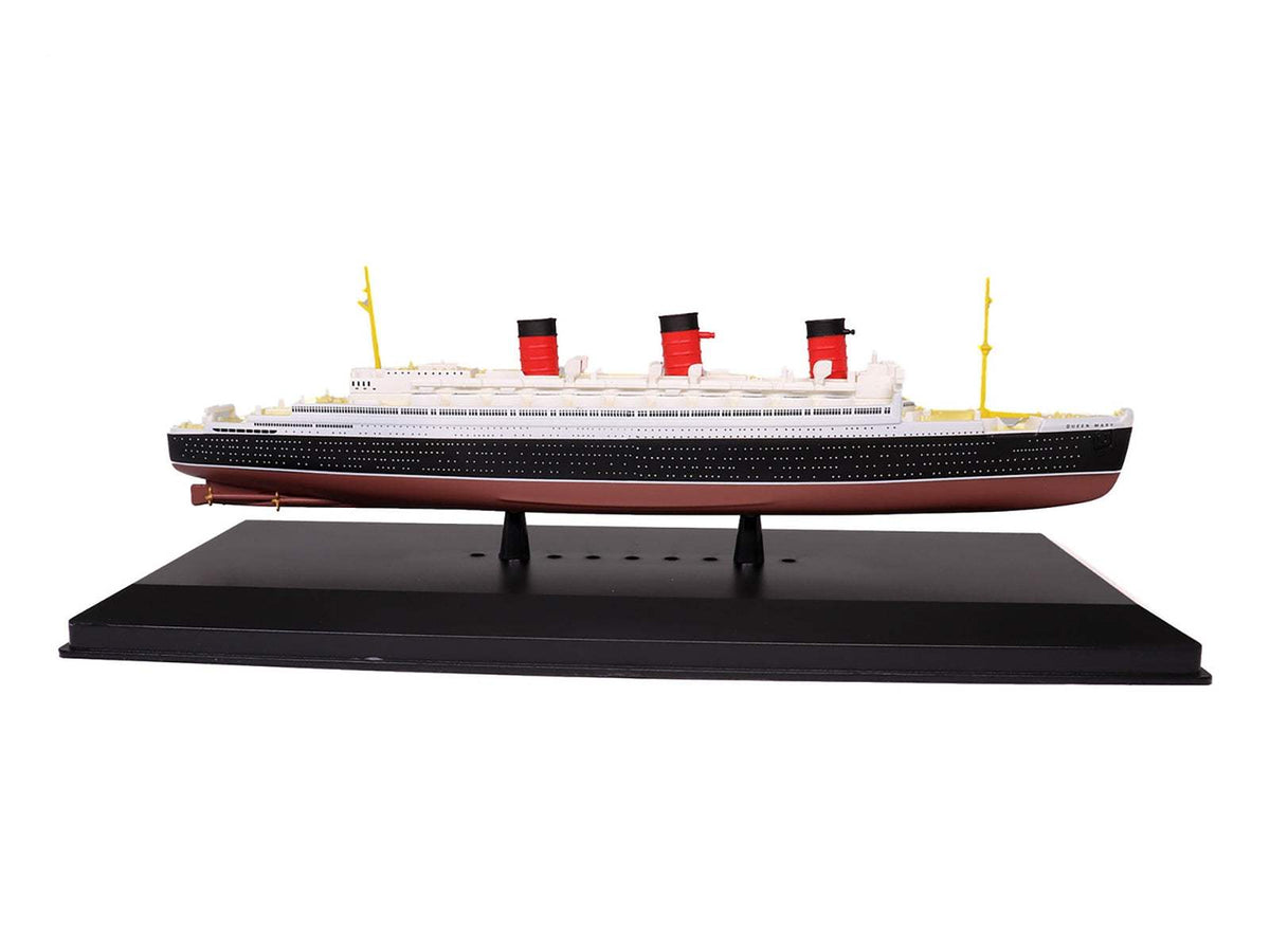 RMS Queen Mary Passenger Ship | 1/1250 Diecast Ship Model | Legendary Cruise Ships | Collector Quality