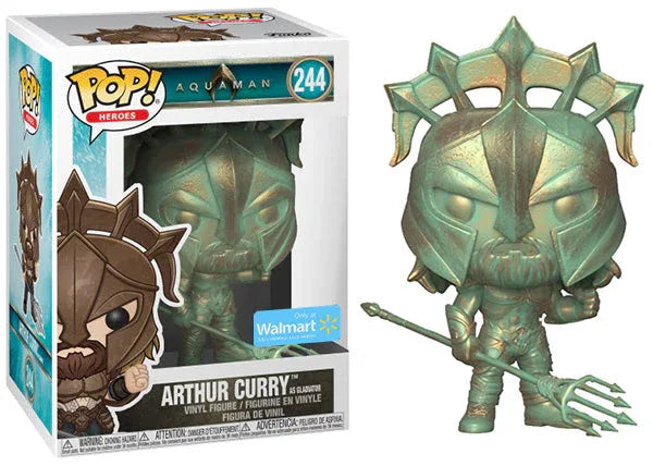 Aquaman Funko Pop Walmart Exclusive Gladiator Patina