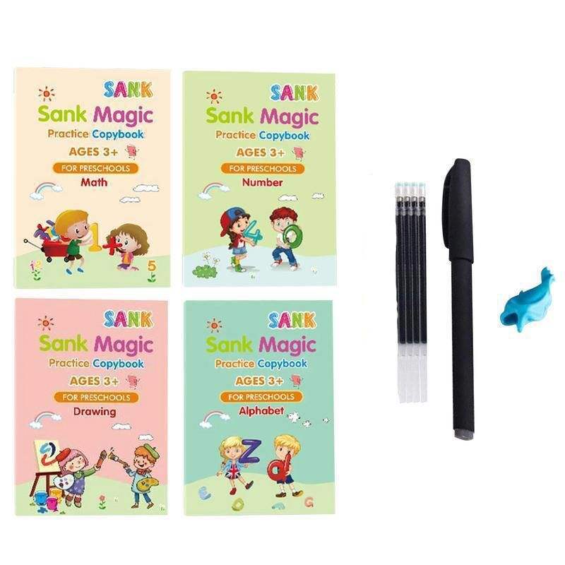 Grooved Magic Practice Copybook | English, Reusable