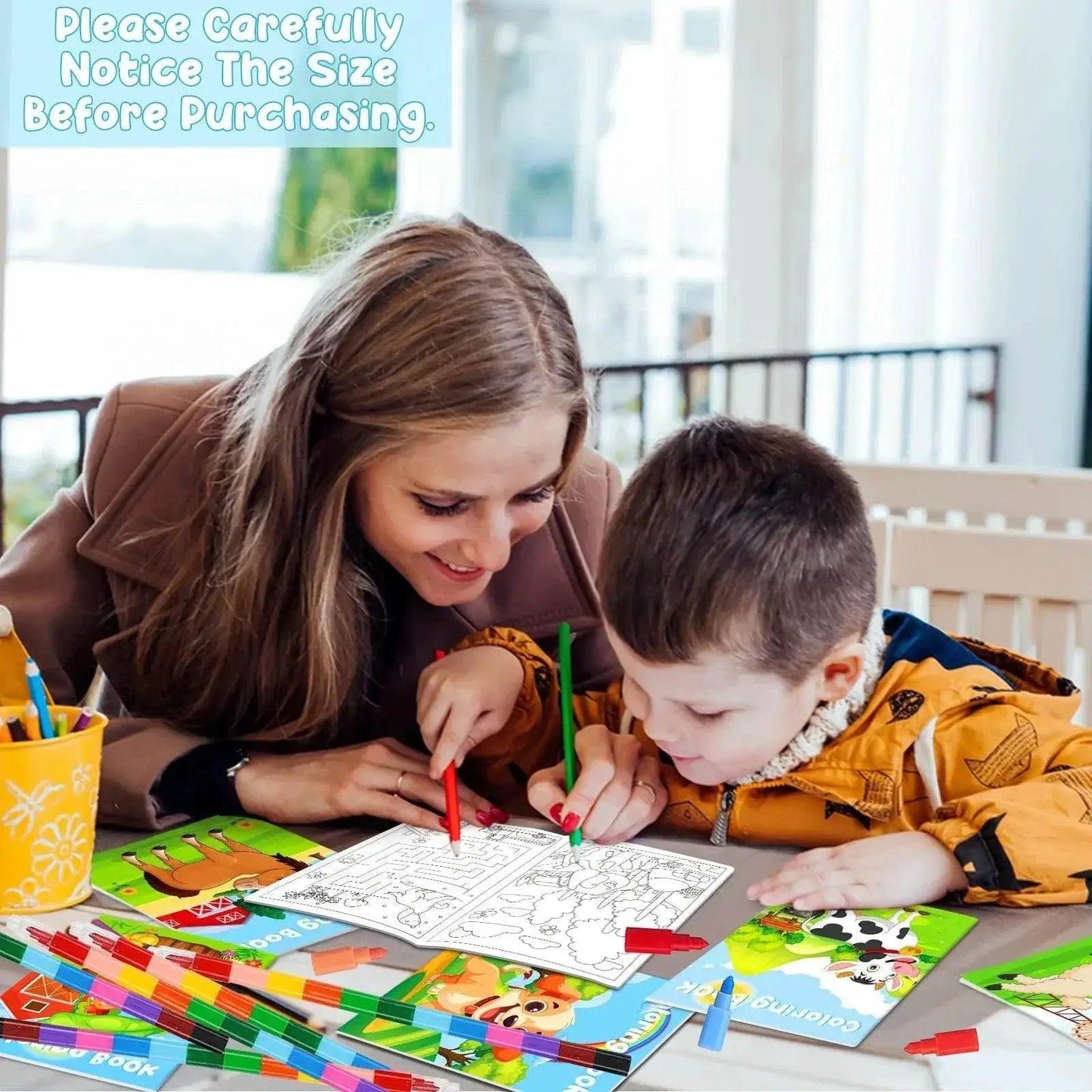  24Pcs Farm Coloring Books for Kids with Crayons Party Favors -  ToylandEU™