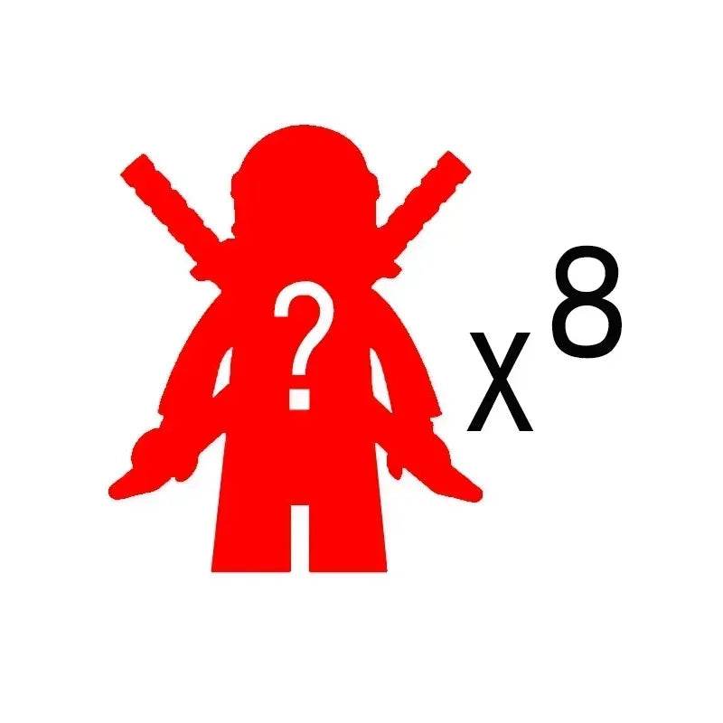 24Pcs Mini Ninja Motorcycle Action Figures Building Blocks Skeleton Soldiers Snakes Warrior Samurai Anime Movie Bricks Kids Toys - ToylandEU