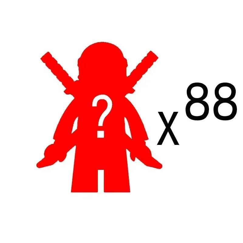 24Pcs Mini Ninja Motorcycle Action Figures Building Blocks Skeleton Soldiers Snakes Warrior Samurai Anime Movie Bricks Kids Toys - ToylandEU