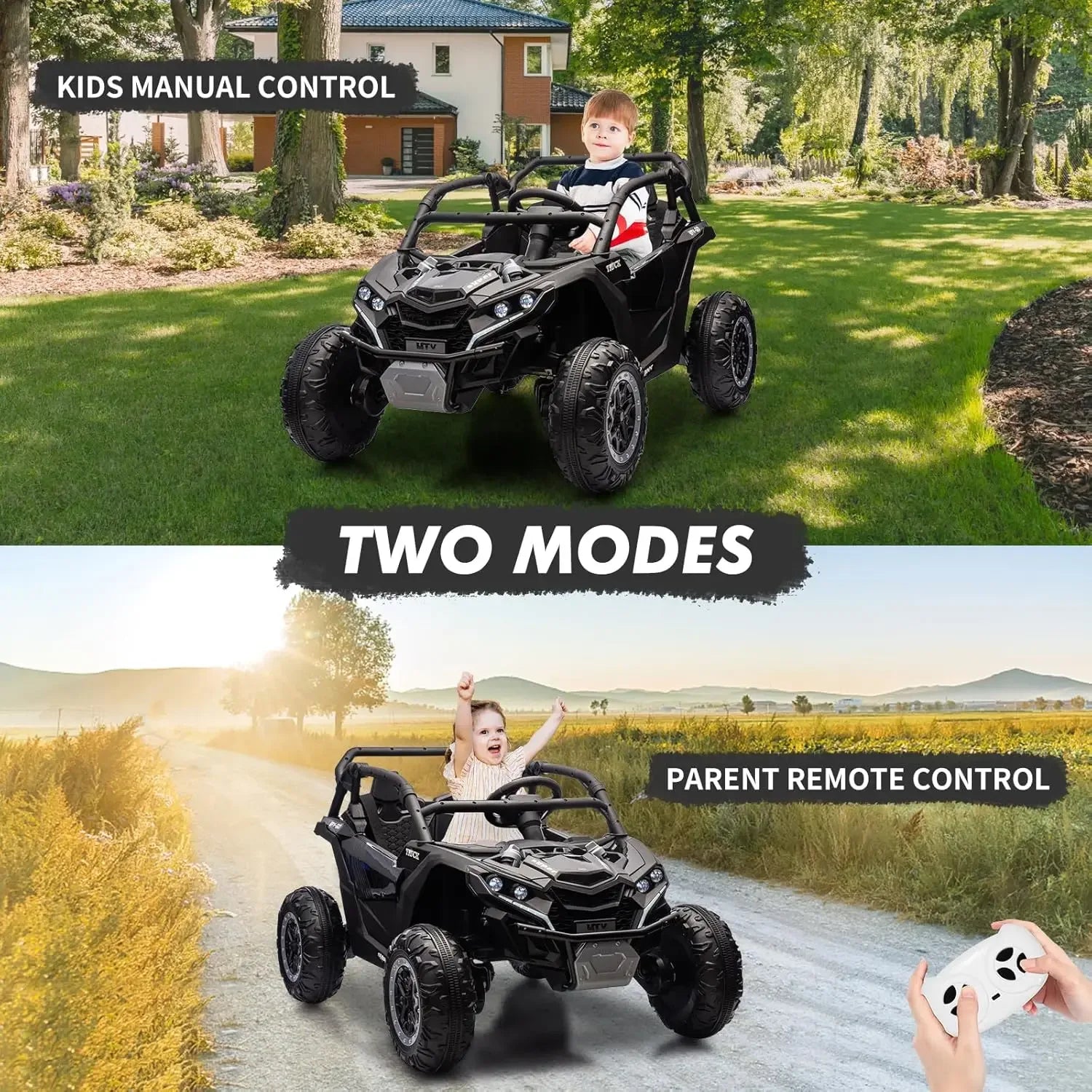 24V Kids Ride On Car 4WD With Remote LED Illumination - ToylandEU