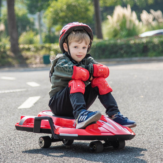 24V Kids Ride On Electric Scooter With Helmet Knee Pads - ToylandEU