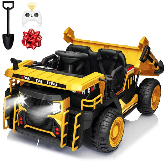  24V Remote Control Ride On Dump Truck Dual Seats -  ToylandEU™