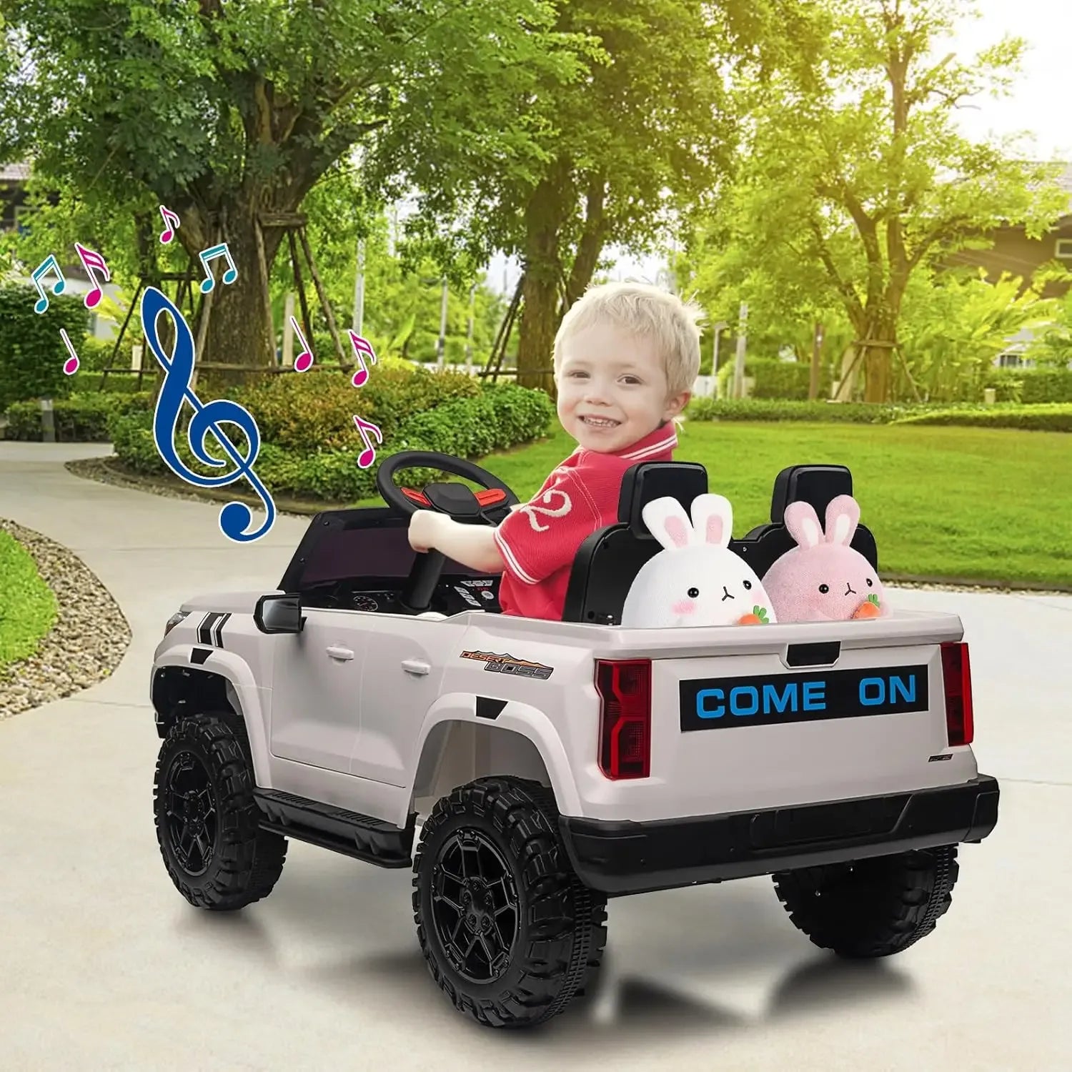24V Two Seater Kids Ride On Truck With Remote Control - ToylandEU