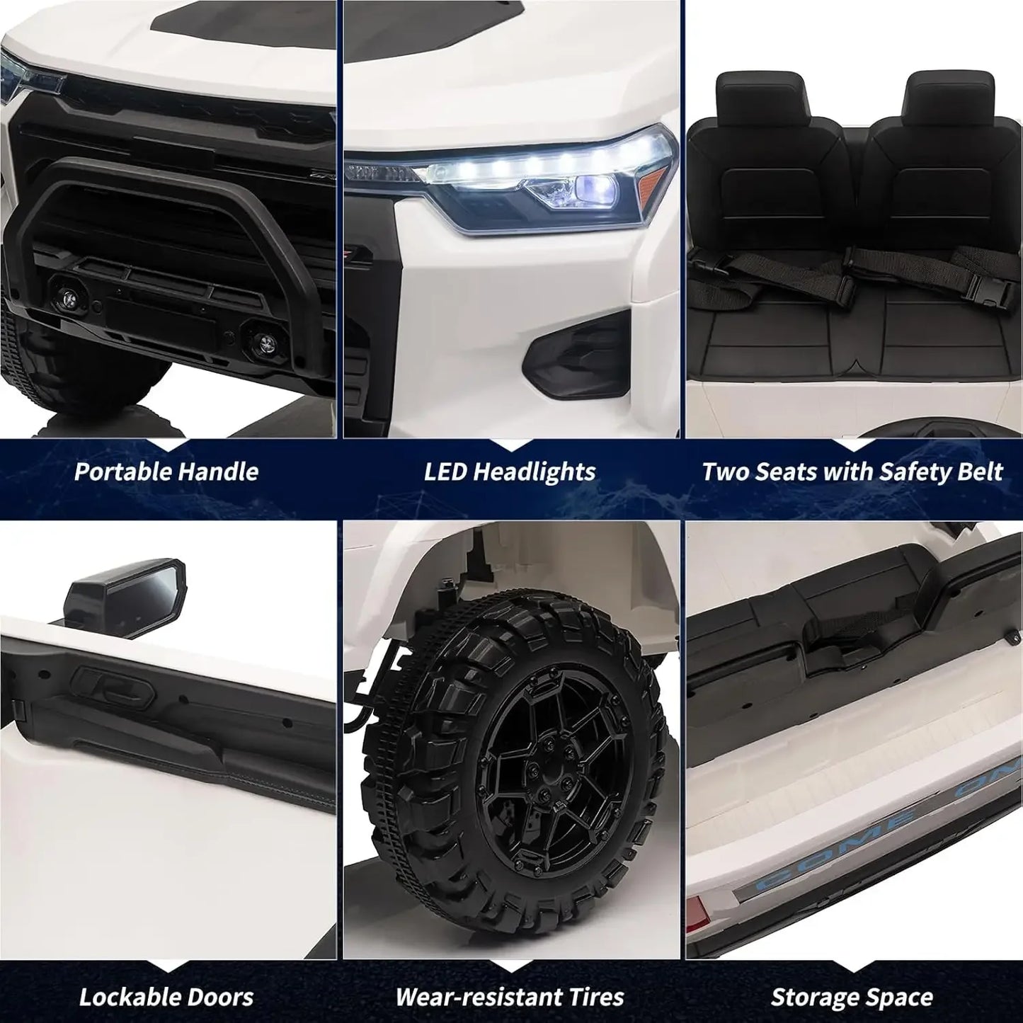 24V Two Seater Kids Ride On Truck With Remote Control - ToylandEU