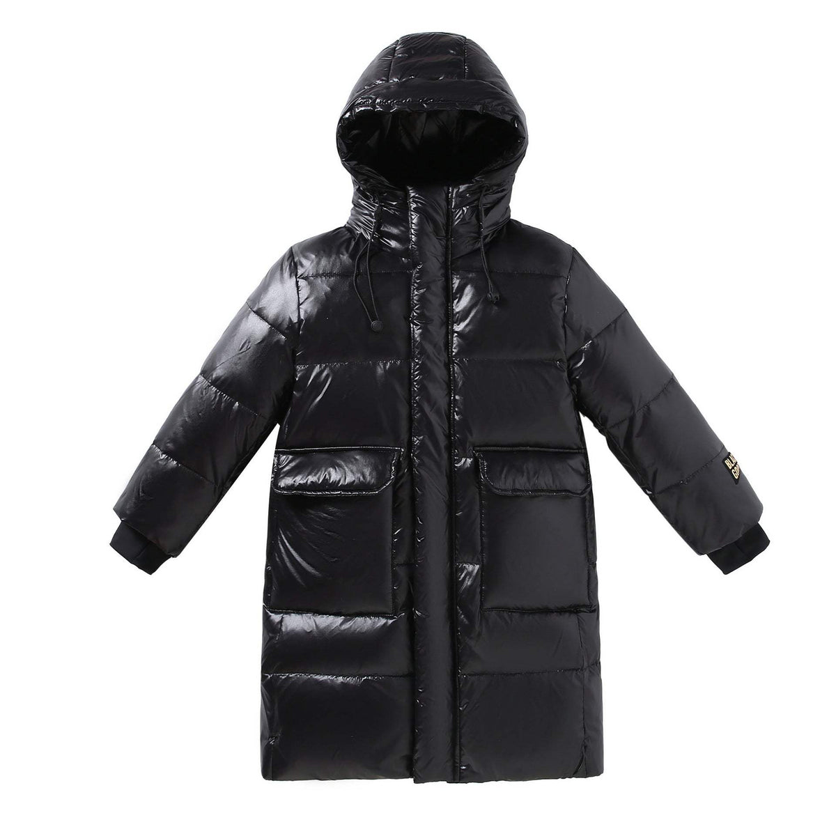 Boys' Long Knee-Length Down Jacket | Western Style